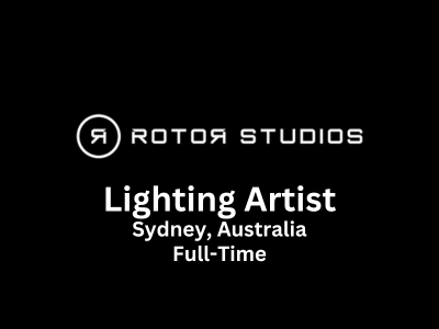 Lighting Artist required at Rotor Studios
