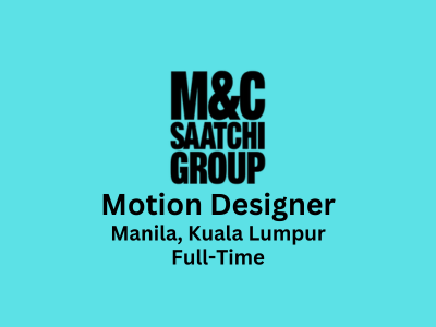 Motion Designer required at M&C Saatchi Group