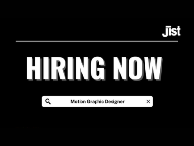 Motion Graphic Designer required at Jist News