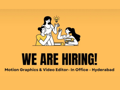 Motion Graphics & Video Editor required at Doveriye