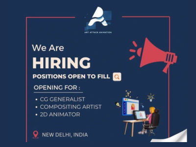 Multiple job openings at Art Attack Animation