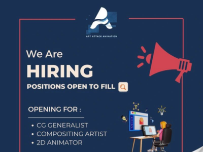 Multiple job openings at Art Attack Animation