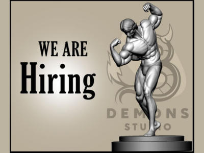 Remote 3D Character Artist required at 3Demons Studio