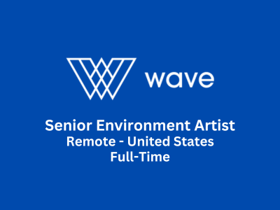 Remote job opening for Senior Environment Artist at Wave