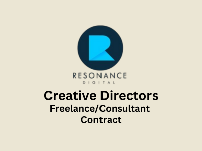 Resonance Digital is looking for Freelance Creative Directors