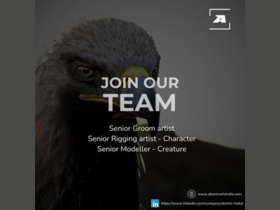 Senior VFX Groom Artist required at Atomic Arts