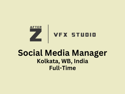 Social Media Manager required at AfterZ VFX Studio