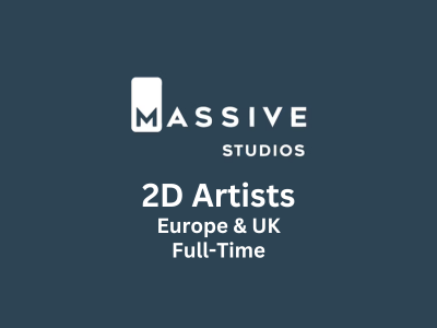 2D Artists required at Massive Studios