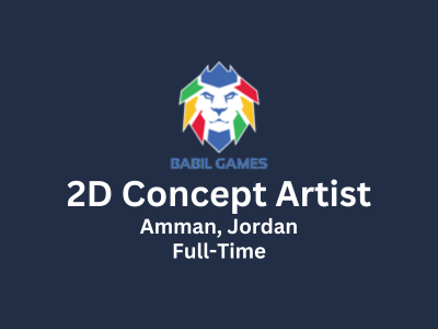 2D Concept Artist required at Babil Games