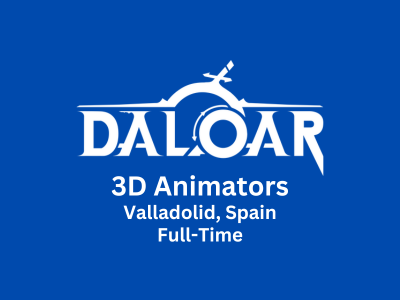 3D Animators required at DALOAR Studios