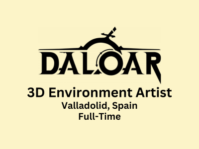 3D Environment Artist required at DALOAR Studios