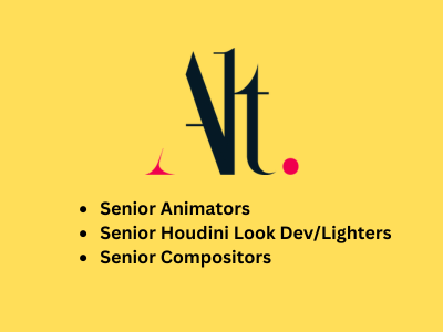 Alt.VFX is looking for talented professionals