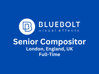 BlueBolt is looking for a Senior Compositor