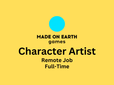 Character Artist required at Made on Earth Games