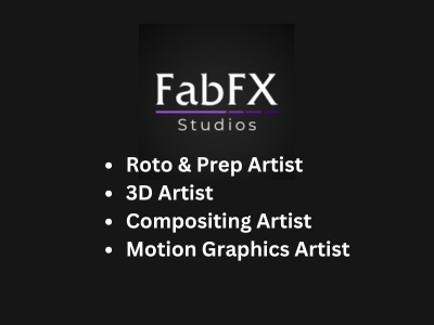 FabFX Studios is hiring for FX Artists