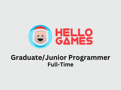 Hello Games is looking for Graduate  Junior Programmer