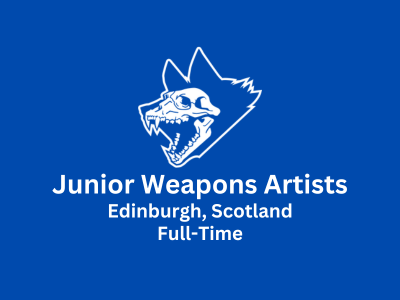 Junior Weapons Artists required at Wardog ARMORY