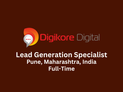 Lead Generation Specialist required at Digikore Digital