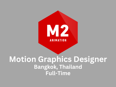 Motion Graphics Designer required at M2 Animation Studio 