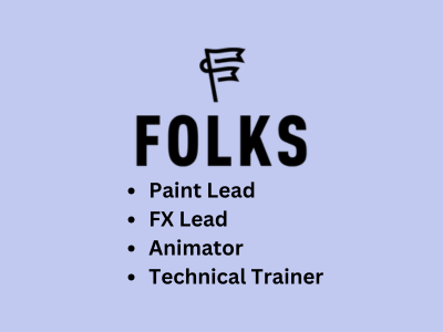 Multiple job openings at Folks VFX Studio