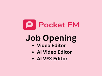 Multiple job openings in AI department at Pocket FM