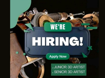 Remote job opening for Junior & Senior 3D Artist