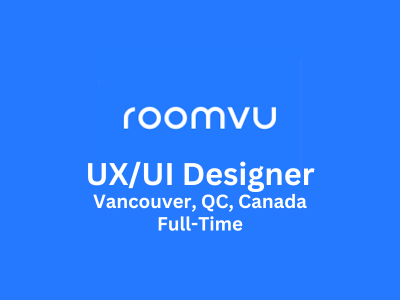 UX UI Designer required at roomvu