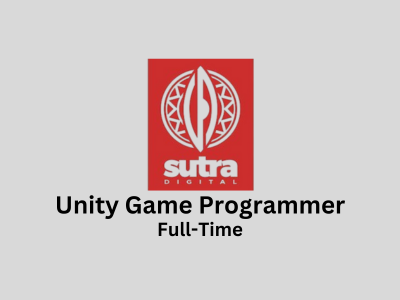 Unity Game Programmer required at Sutra Digital