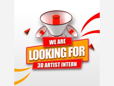 3D Artist Intern required at Tikshark Solutions