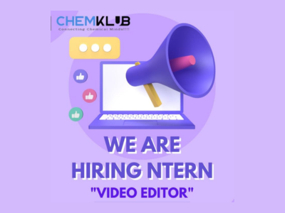 ChemKlub is hiring Video Editor Intern