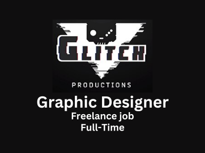 Graphic Designer required at Glitch Productions