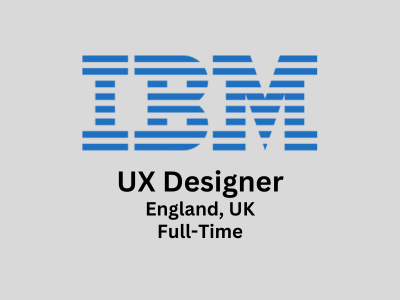IBM is looking for experienced UX Designer