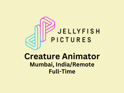 Jellyfish Pictures is looking for experienced Creature Animators