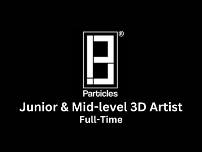 Junior & Mid-level 3D Artist required at 13 Particles Studio