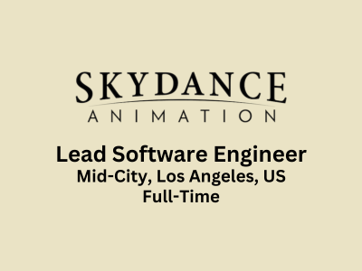 Lead Software Engineer required at Skydance Animation