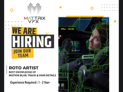 Mattrix VFX is looking for skilled Roto Artist