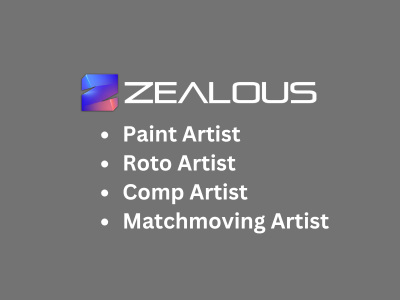 Multiple job openings at Zealous Studios