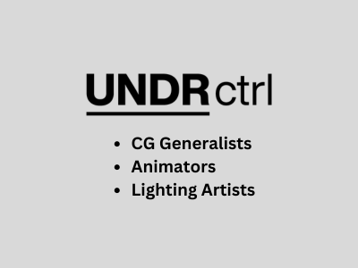 Multiple job openings for CGI Artists at UNDR Ctrl