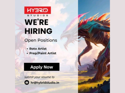 Multiple positions are open at Hybrid Studios