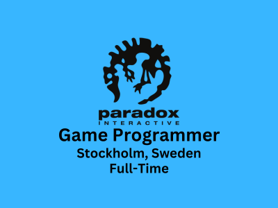 Paradox is looking for a talented Game Programmer