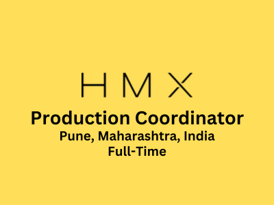 Production Coordinator required at HMX Media