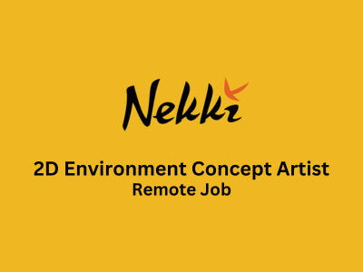 Remote job opening for 2D Environment Concept Artist