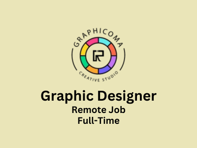 Remote job opening for Graphic Designer at Graphicoma