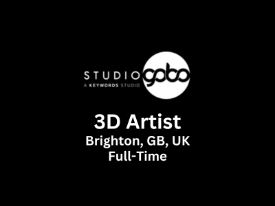 Studio Gobo is looking for experienced 3D Artist