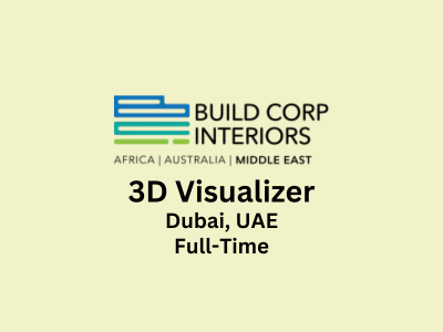 3D Visualizer required at Build Corp Interiors