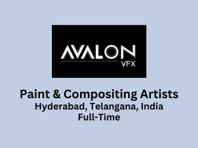 Avalon VFX is looking for skilled Paint & Compositing artists 