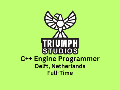 C++ Engine Programmer required at Triumph Studios