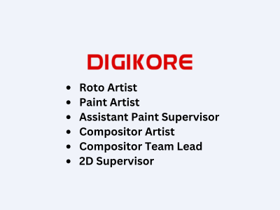 Digikore Studios is looking for talented VFX artists