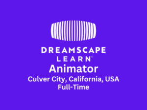 Dreamscape Learn is looking for Animator - Maya, Blender, 3dsMax