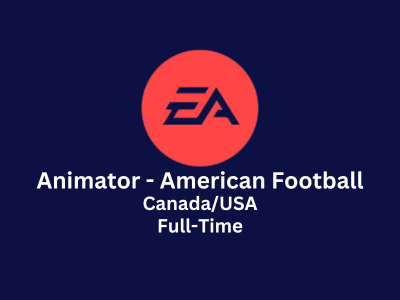 Electronic Arts is looking for experienced Animator